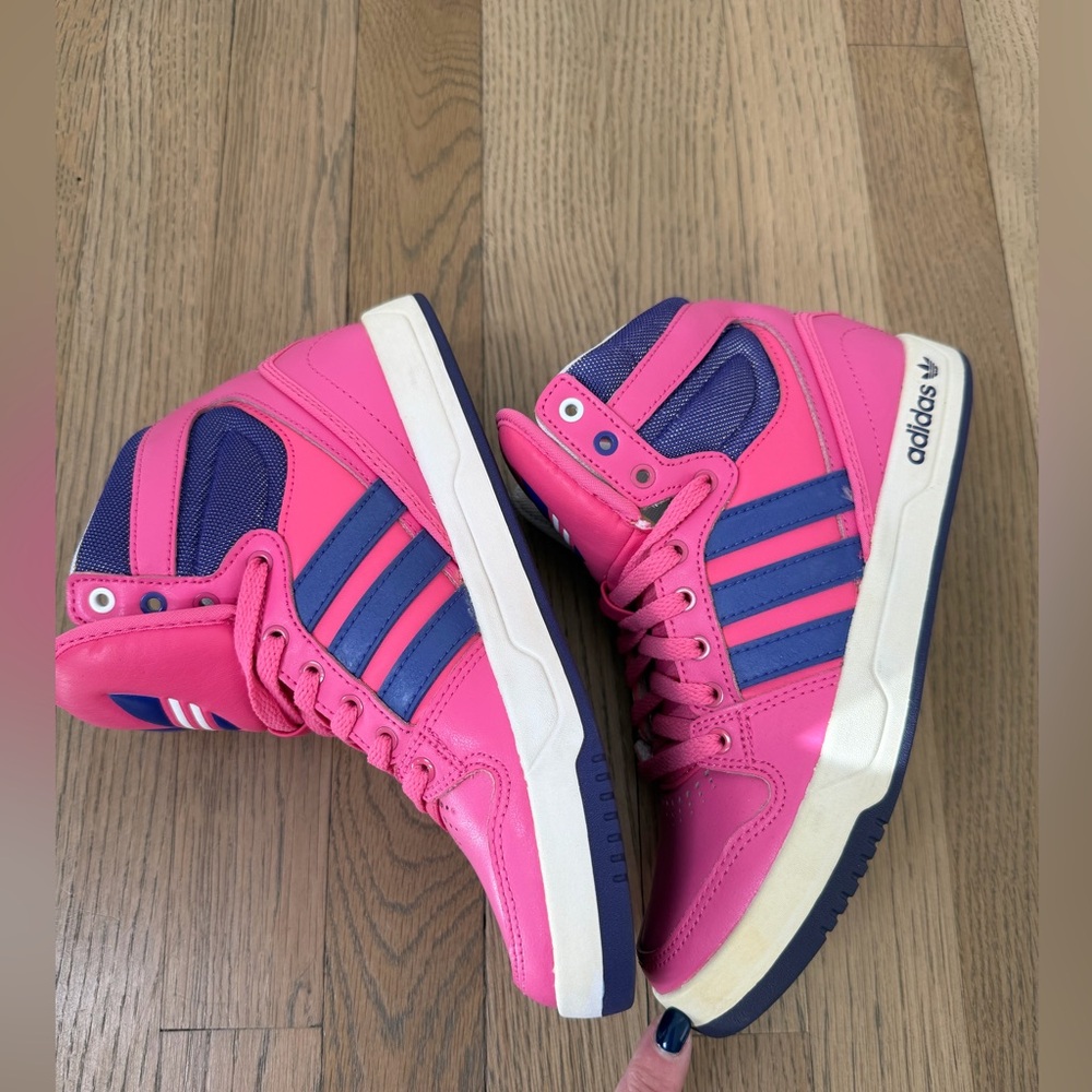 Adidas purple pink hightops - Picture 14 of 16